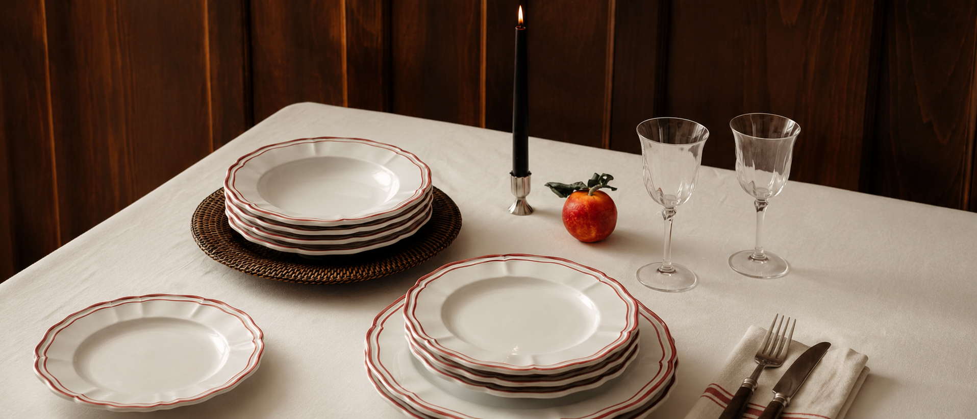 Elegant tableware collection